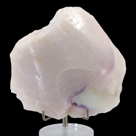 Milk Glass Pink Swirled Art Glass Cullet Slag Glass #4XL63 - Picture 4 of 6